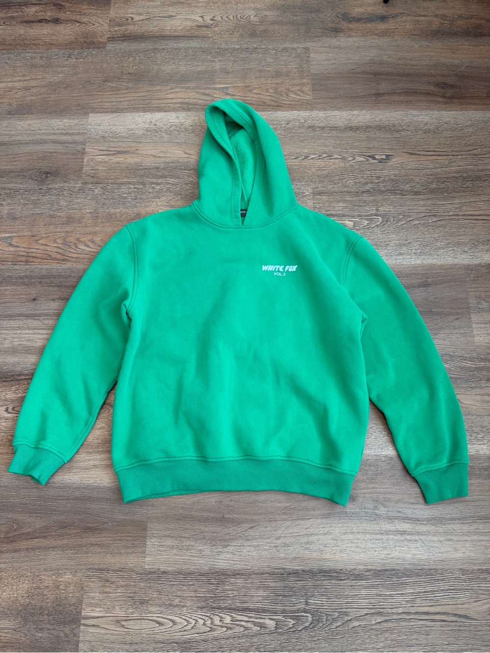 White Fox Offstage Green Tracksuit Set Hoodie L/XL Sweatpants Medium - Picture 4 of 13